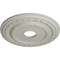 Ekena Millwork Dublin Ceiling Medallion (Fits Canopies up to 5 1/8"), 17 7/8"OD x 3 5/8"ID x 1 1/4"P, Pot of Cream CM17DUPCF - alternate 3